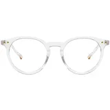 AOOLIA Runden Lesebrille Damen, Ultraklare Sicht Männer Frauen Lesebrille Lesehilfe, Lesebrillen Sehhilfe Blaulichtbrille (Weiß, 2, x)