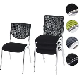 Mendler T401 schwarz / chrom 4er Set
