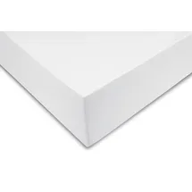 Zo Home Spannbettlaken Mako-Satin 180 x 200 cm weiß
