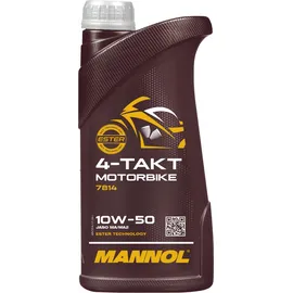 Mannol 10W-50 Motoröl 4-Takt für Motorrad 1 Liter