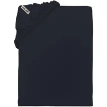 Camp David Spannbettlaken Baumwolle-Jersey 180 x 200 cm Blau