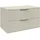 Badplaats Waschbeckenunterschrank Rimini 2 Schubladen 80 x 46 x 46 cm Beige