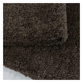 KADIMA DESIGN Shaggy Uni Style Braun Ø 200 cm
