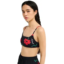 QUIKSILVER Bikini-Top Viacha Schwarz L Cup B