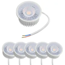 Oktaplex lighting Oktaplex LED Modul dimmbar Nizza 6er Set neutralweiß 4000K 370lm GU10 Ersatz 230V