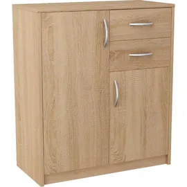 matkam Kommode 74 x 85 x 35 cm Sonoma Eiche