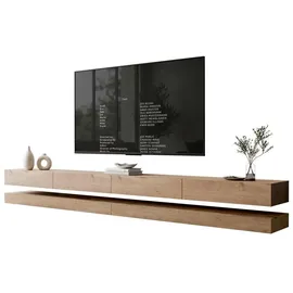 lookway SKY TV-Lowboard 280 cm Beige Holzwerkstoff