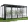 sunelements SunGarden Select Gewächshaus Aluminium Anthrazit SDP 10 mm 24,00 m2