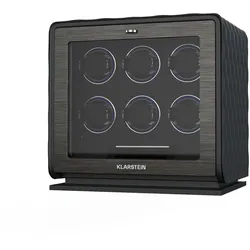 LuminousTime Uhrenbeweger   6 Uhren   viele Einstellungen   LED   10dB Schwarz