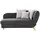 vente-unique Recamiere, Anthrazit, Textil, Uni, 1-Sitzer, 160x81x80 cm, Wohnzimmer, Sessel, Relaxliegen
