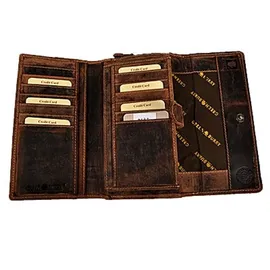GREENBURRY Vintage Damen Portemonnaie braun