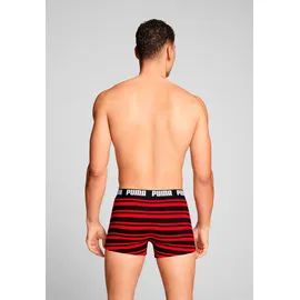 Puma MEN EVERYDAY PLACED LOGO BOXERS 2P rot/schwarz L 2er Pack