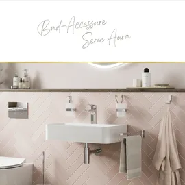 Lenz WC-Bürstengarnitur Aura Chrom