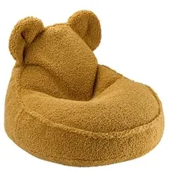 WIGIWAMA Sitzsack mit Bärenmotiv in Ahorn