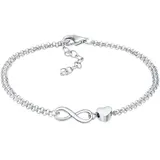 Elli Armband Herz Unendlichkeit Infinity 925 Silber