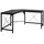 Homcom Eckschreibtisch BxH: 150 x 76 cm - Schwarz