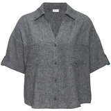 Buffalo Kurzarmbluse grau 38