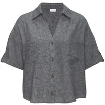 Buffalo Kurzarmbluse grau 38