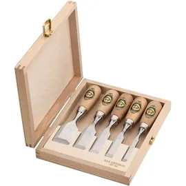 Kirschen Kurzbeitelsatz im Holzkasten 5-tlg.