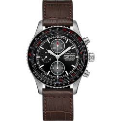 Hamilton Khaki Aviation Converter Auto Chrono H76726530 Sonderangebot - schwarz,braun - 44mm