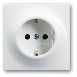 Steckdose 1f aws glz impuls UP IP20 ZP horiz/vert Zentralpl