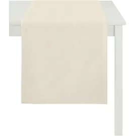 APELT Tischläufer Alaska 48 x 150 cm Mischgewebe Beige Creme