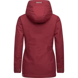 Ragwear Damen warme Winterjacke wasserdicht Jazmin Remake II Intl. Wine Red22 Gr. XXL - XXL