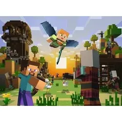 Ravensburger Kinderpuzzle 04177 Minecraft Baukunst und Abenteuer