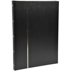 Exacompta Briefmarkenalbum 16,5x22,5cm 32 Seiten schwarz