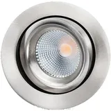 sg armaturen a/s LED Einbaustrahler 7W Stahl 560lm 3000K schwenkbar