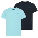 Chiemsee T-Shirt 2pack BOYS SHIRT (Packung, 2-tlg) 2er-Pack, Kurzarm, mit Rundhalsausschnitt, aus Baumwolle 170/176