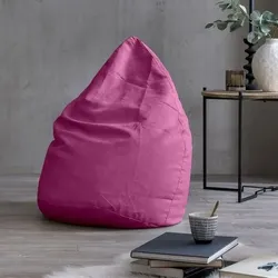 Lumaland Sitzsack Luxury XL PLUS 220l - 85 x 65 cm - Pink