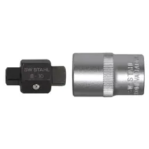 SWSTAHL Öldienst-Steckschlüssel 1/2', 8 mm, 10 mm -tlg.