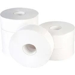 Jumbo Toilettenpapier 2lg. - weiß (6Stk.)