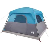 vidaXL Campingzelt 4 Personen Blau