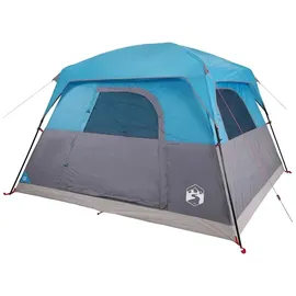 vidaXL Campingzelt 4 Personen Blau