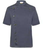 KARLOWSKY Kurzarm Kochjacke Jeans-Style vintage Black - 46