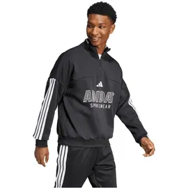 adidas House of Tiro Fleece 1/2-Zip Trainingsjacke Herren - schwa
