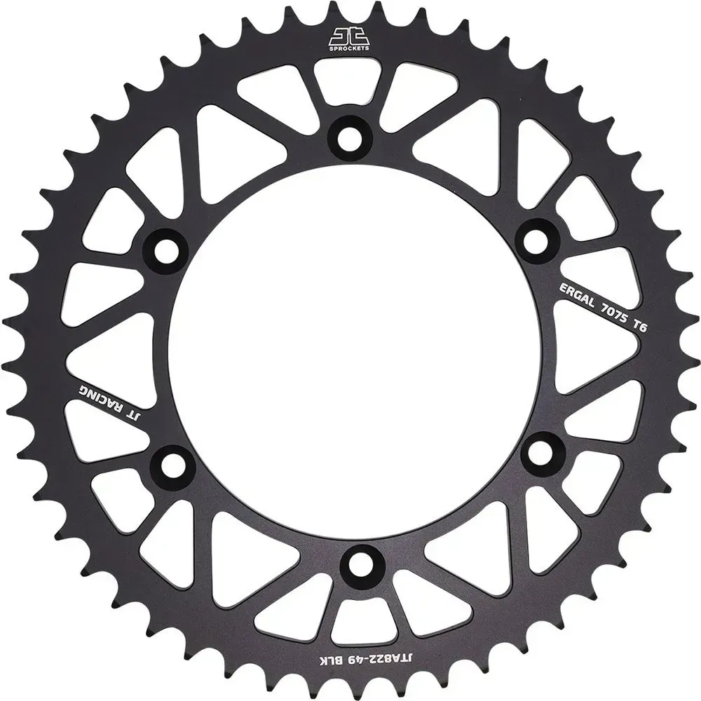 Jt Sprockets 520 Jta822.45blk Aluminium Hinterradritzel - Black - 45t