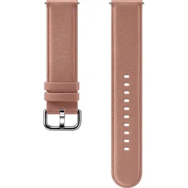 Samsung Galaxy Watch Active 2 Lederarmband, Pink Gold,