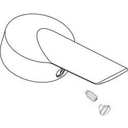 Ideal Standard Griffhebel CERAPLUS, Logo/ISI, Chrom B960685AA