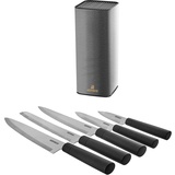 KARACA Grammy Inox 6 Teiliges Messerset, Scharf Messerset, Einfach zur Reinigung, Elegant Design, Ergonomischen Griffe, Bunte Obstmesser, Mehrfarbig