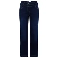 Cecil Damen 3716113 Wide Leg Jeans, Dark Blue Wash,