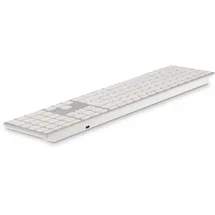 LMP 19102 - Volle Größe (100%) - Bluetooth - QWERTZ - SilberWireless Keyboard