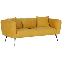 Livetastic 2-Sitzer-Sofa, Gelb, & 185x75x85 cm,