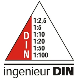 RUMOLD Dreikantmaßstab Ingenieur DIN