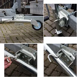 XPOtool Stützrad bis 540 kg mit 260 mm Hubhöhe