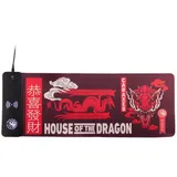 Numskull Games Numskull House of the Dragon XL RGB Gaming-Mauspad mit 15W kabellosem Ladegerät | Anpassbare LED, rutschfest, wasserabweisend