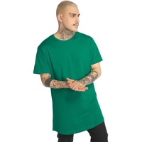 URBAN CLASSICS T-Shirt, Shaped Long Tee grün XS