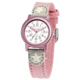 JACQUES FAREL ORG02STA 0 mm Stoffgehäuse Rosa Textilarmband Rosa onesize